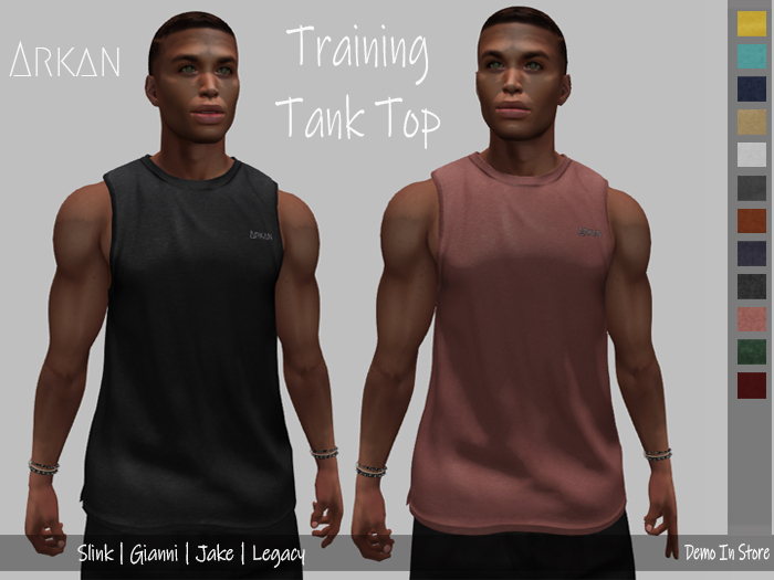 .::Arkan::. Training Tank Top + Fitmesh