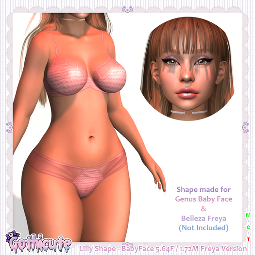 *.GC.* Lilly Shape Freya + Genus BabyFace 5.64F 1.72M