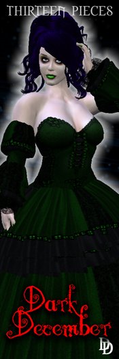 Dare Designs:  Dark December - green