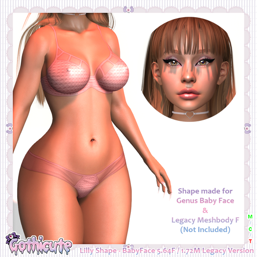 *.GC.* Lilly Shape Legacy + Genus BabyFace 5.64F 1.72M