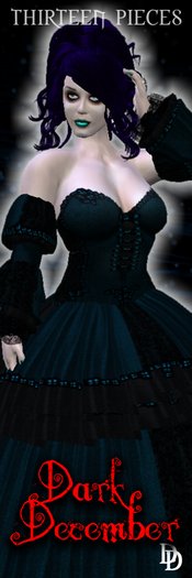 Dare Designs:  Dark December - teal