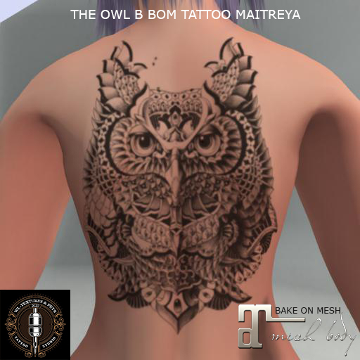 WL-Owl B BOM Tattoo Maitreya