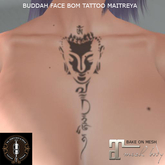 WL-Buddah Face BOM Tattoo