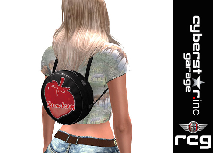 Girls Strawberry Backpack