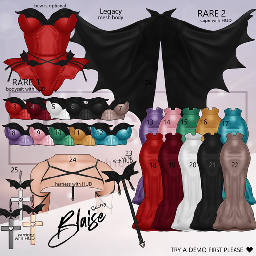 09. ERSCH - Blaise Gacha {Legacy} top -pink-