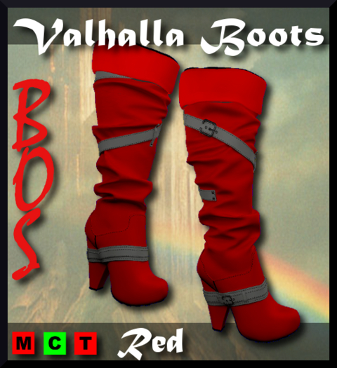 =BoS= Valhalla Boots - Red