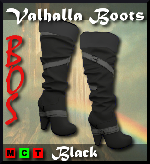 =BoS= Valhalla Boots - Black