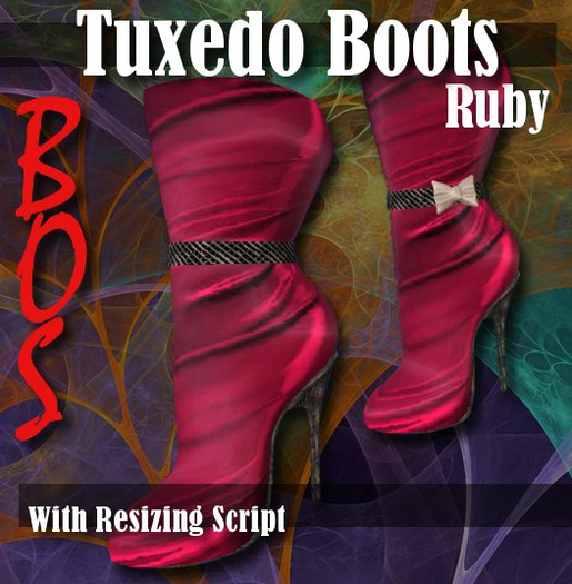 =BoS= Tuxedo Boots - Ruby (box)