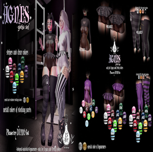 !13ACT - Agnes gacha set #2