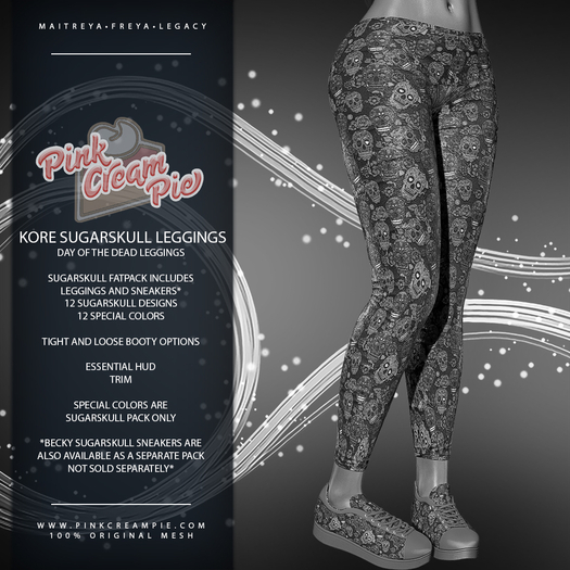 Kore Leggings [Sugarskull Pack DEMO] - Maitreya • Freya • Legacy