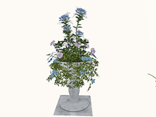 [[AE} Garden Store - Marble Bird Bath Planter Sensia