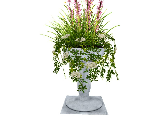 [AE} Garden Store - Marble Bird Bath Planter Sonja