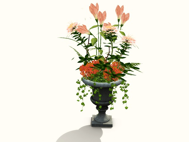[AE} Garden Store - Stone Urn Planter Sojourn