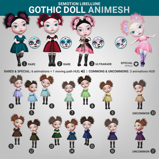 SEmotion Libellune Gothic Doll Animesh #14