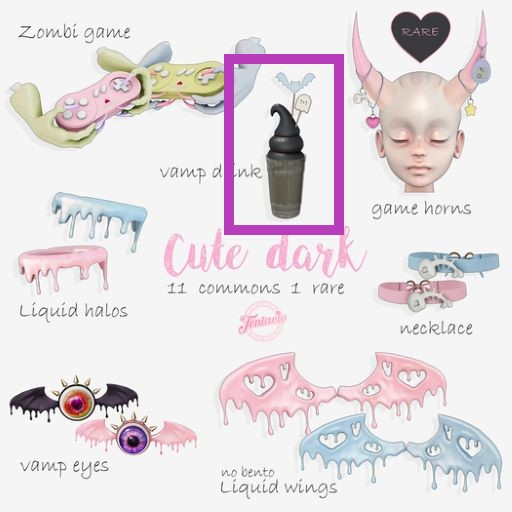 *Tentacio* Cute dark vamp drink