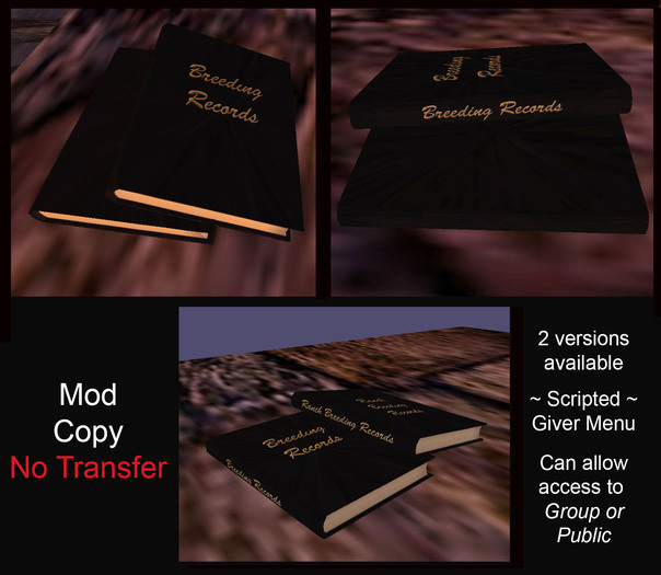 Breeding Records Book- Boxed