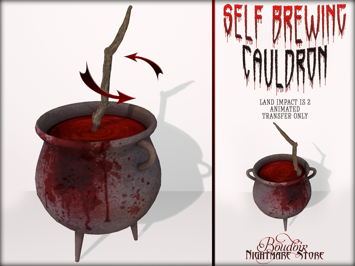 Animated Self Brewing Cauldron