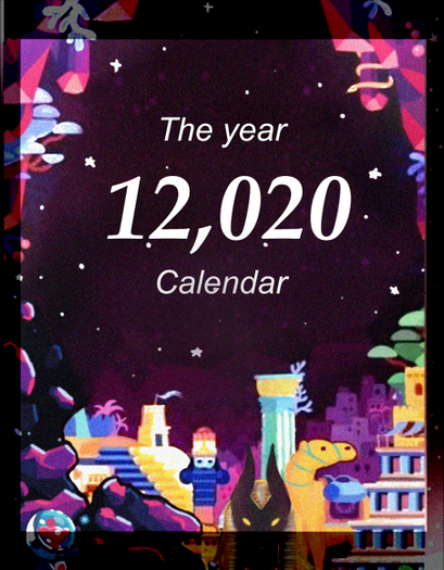 Year 12,020 Calendar
