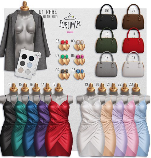 -Sorumin- Maybe date? GACHA -Earring WHITE-