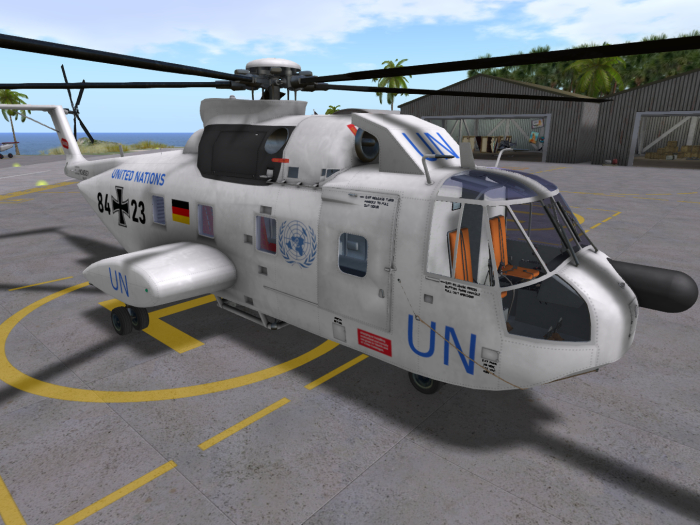 SA - S61R Pelican - United Nations Texture