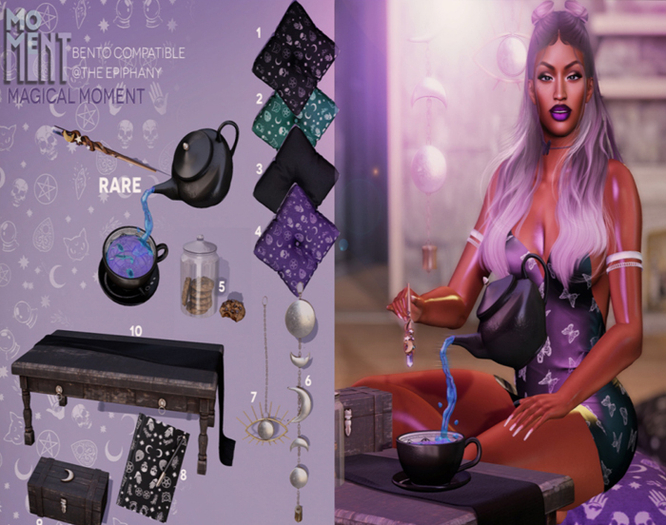 MVT - Magical Tea and Amethyst stick RARE