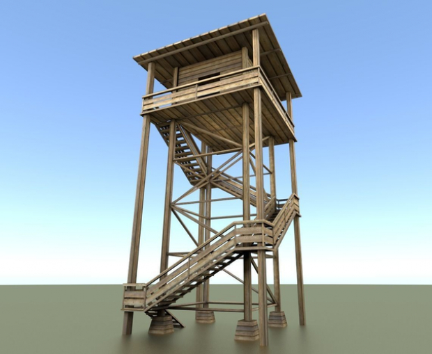 [PROMO]Horus Creations - Wooden Watchtower 