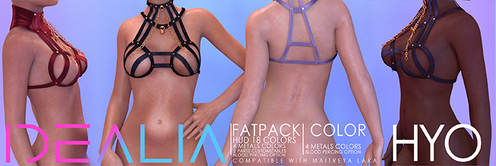 < IDEALIA > HYO Harnesses (Maitreya) ALMOND