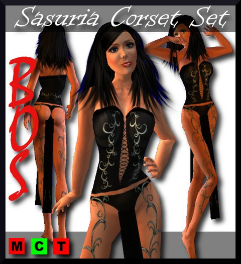 =BoS= Sasuria Corset Set (boxed)