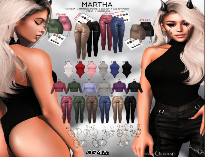 OSMIA - Martha.Gacha.Earrings#2 - Silver