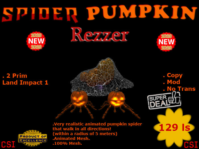 Spider Pumpkin Rezzer (box)