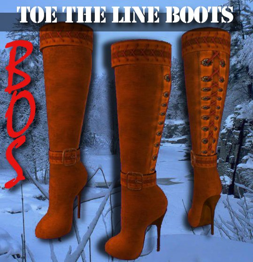 =BoS= Toe The Line Boots (box)