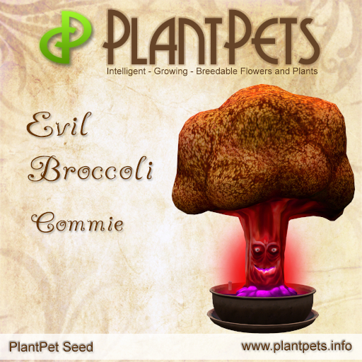 PlantPet Seed [Evil Broccoli *Commie*] Common: released 16.10.2020 / Trusted Breeder of PP