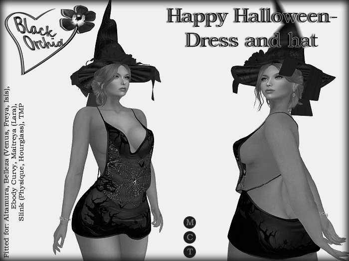 [BO]- Happy Halloween- Dress and hat- (Demo)