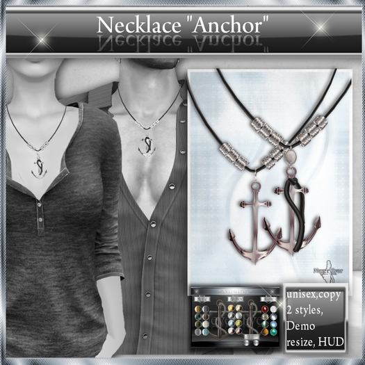 !! NE! Necklace "Anchor" (wear for unpack)
