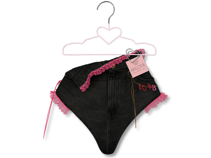 MILOTA: Inessa shorts [black]