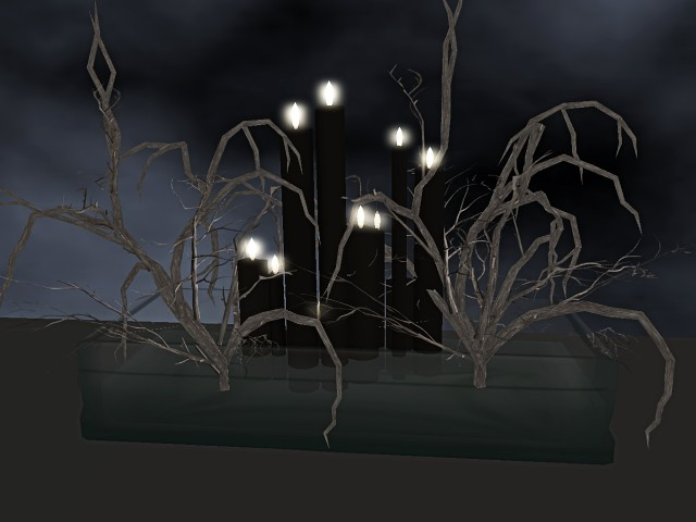 [AE] Garden Store - PROMO PRICE / Dark Magic Candles in Water