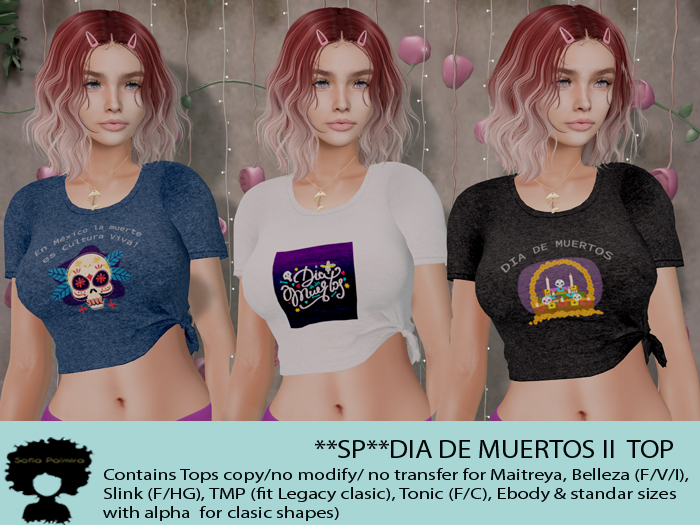 **SP**DIA DE MUERTOS II TOP (add me)