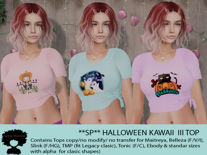 **SP** HALLOWEEN KAWAII  III TOP (add me)