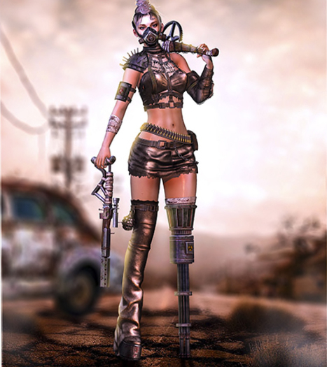 Luas Wasteland Rifle RARE