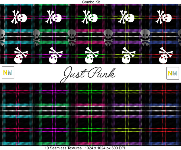 Just Punk Combo Kit 10 Seamless Textures NM