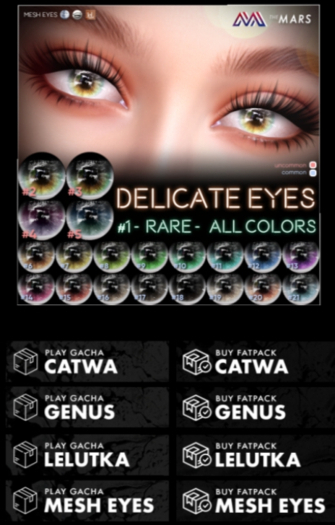 #10 - theMARS - Delicate Eyes - Catwa