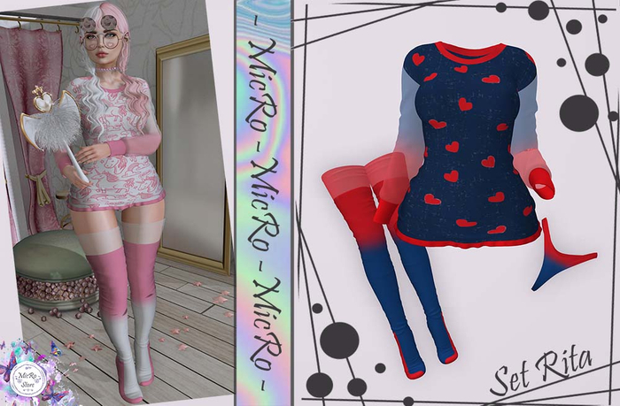 - MicRo - Set Rita Blue Red