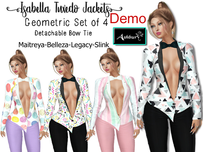 [ASHBURY] ISABELLA JACKET-DEMOS GEOMETRIC