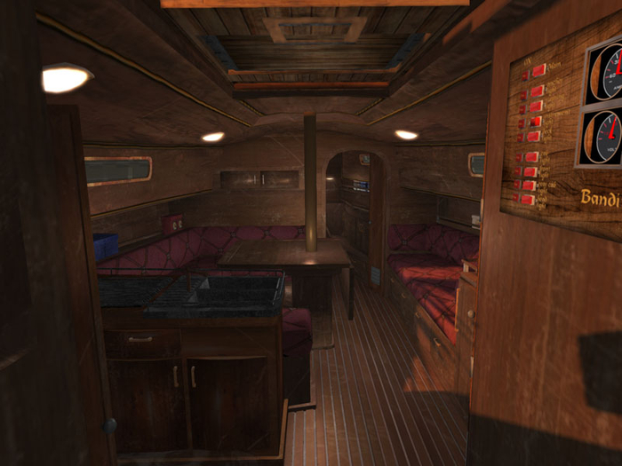 ME_Bandit 50/3 Texture Mod Interior Distressed Wood