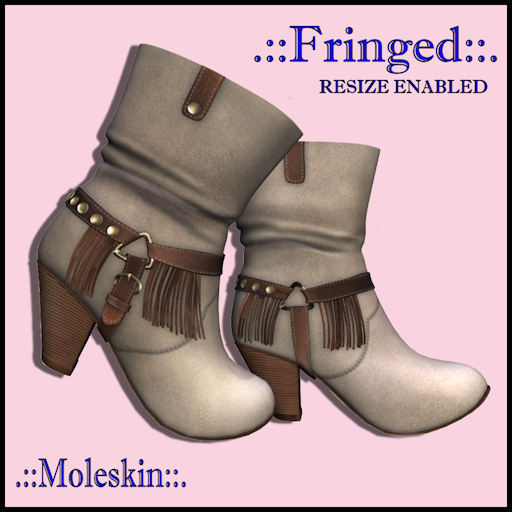 Second Life Marketplace .COWGIRL. BOOTS Moleskin