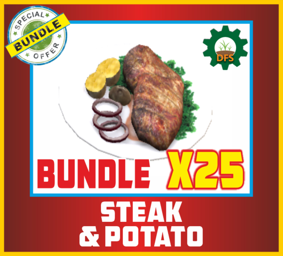 BUNDLE STEAK AND POTATO x25 (texture)