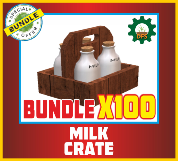 BUNDLE MILK CRATE x100 (texture)