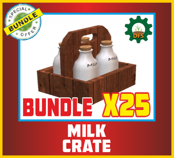 BUNDLE MILK CRATE x25 (texture)