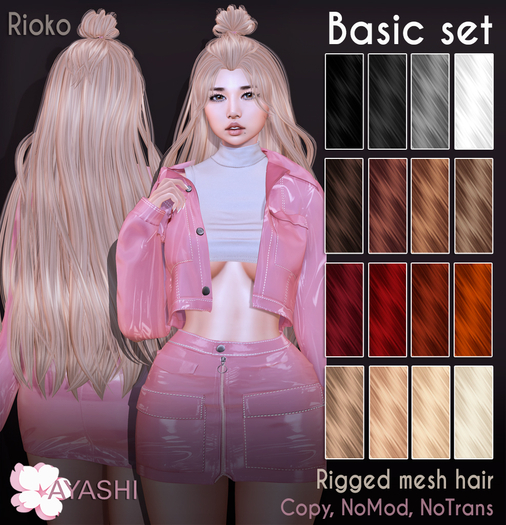 [^.^Ayashi^.^] Rioko hair-Basic set