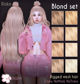 [^.^Ayashi^.^] Rioko hair-Blond set